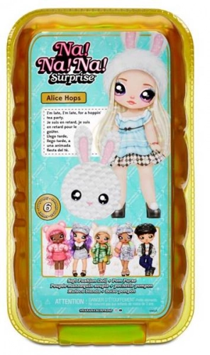 Na! Na! Na! Surprise 2-in-1 Glam Series Alice Hops Fashion Doll & Plush Pom