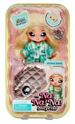 Na! Na! Na! Surprise 2-in-1 Glam Series Victoria Grand Fashion Doll & Plush Pom