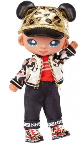 Na! Na! Na! Surprise 2in1 Glam Series 2 Glam Series 2 Gianni Wilde Cheetah Fashion Doll & Pom