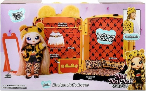 Na! Na! Na! Surprise 3-in-1 Jennel Jaguar lelle + Mugursoma