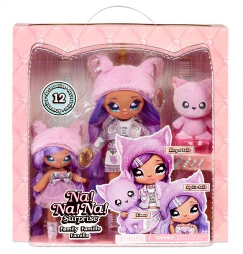 Na! Na! Na! Surprise Family Lavender Kitty