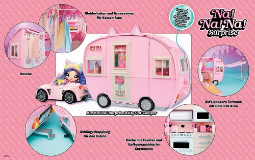 Na! Na! Na! Surprise Kitty Cat Camper