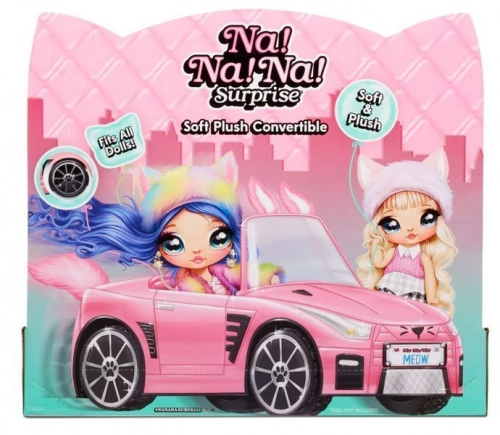 Na! Na! Na! Surprise Soft Plush Convertible Doll Car