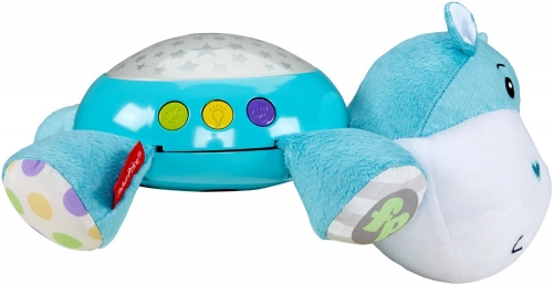 Naktslampiņa Muzikālā Fisher Price Cuddle Projection Soother Hippo CGN86