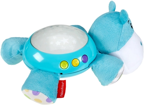 Naktslampiņa Muzikālā Fisher Price Cuddle Projection Soother Hippo CGN86