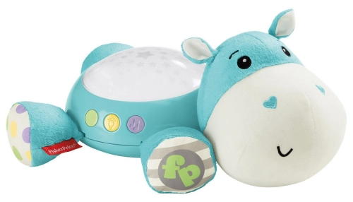 Naktslampiņa Muzikālā Fisher Price Cuddle Projection Soother Hippo CGN86