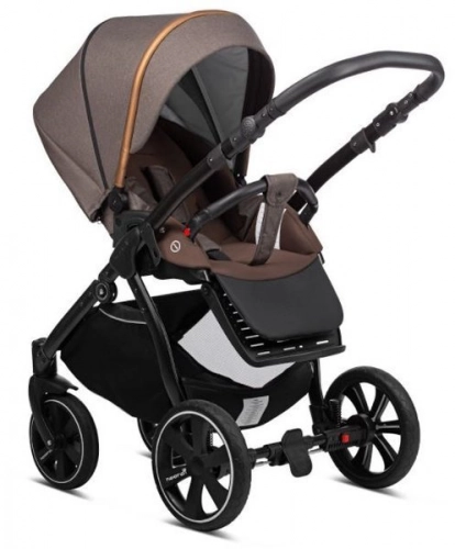Noordi Sole Go 627 Dark Brown Bērnu rati 2in1