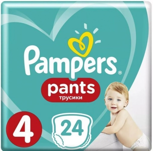 Pampers Pants autiņbiksītes 4. izmērs 24 gab.