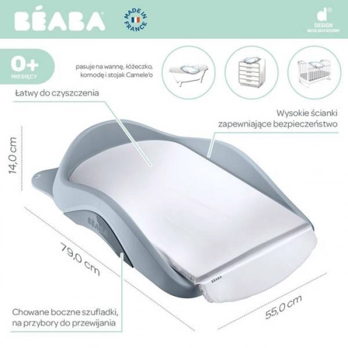 Pārtinamais galds Beaba Camele'o Light Mist