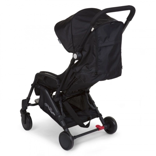 Pastaigu rati CHILDHOME Stroller T-Compact black + RC + MC adapter