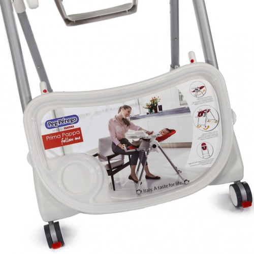 Peg Perego Prima Pappa Follow Me Paloma IH01000000BL46 Barošanas krēsls 2in1