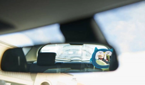 Petite&Mars Back Zoo Owl Atpakaļskata bērnu auto spogulis