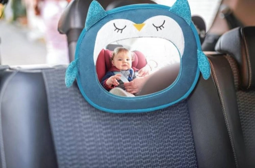 Petite&Mars Back Zoo Owl Atpakaļskata bērnu auto spogulis