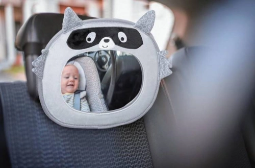 Petite&Mars Back Zoo Racoon Atpakaļskata bērnu auto spogulis