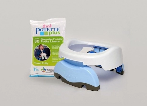 Potette Plus Bērnu podiņš pārnesamais 2in1 White blue