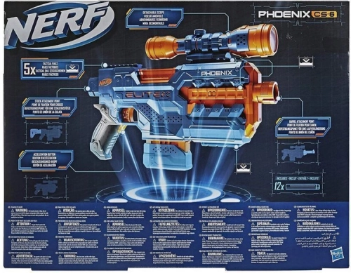 Pusautomātisks blasteris NERF ELITE 2.0 PHOENIX CS-6 E9961