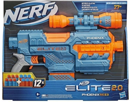 Pusautomātisks blasteris NERF ELITE 2.0 PHOENIX CS-6 E9961