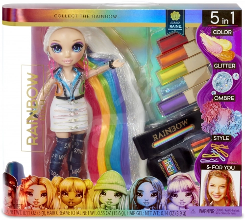 Rainbow High Hair Studio with Doll Spēļu komplekts ar ekskluzīvu lelli