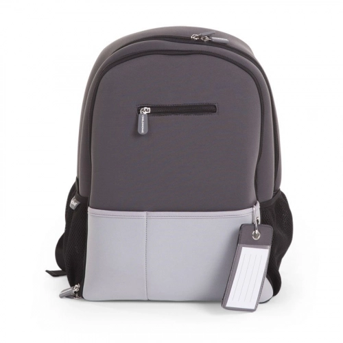 Ratiņu mugursoma CHILDHOME Neoprene Nursery Backpack dark grey