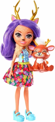 Royal Enchantimals Danessa Deer Кукла с животными FXM75