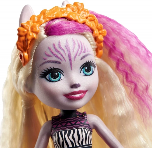 Royal Enchantimals Zadie Zebra & Ribbon Lelle ar dzīvniekiem GTM27