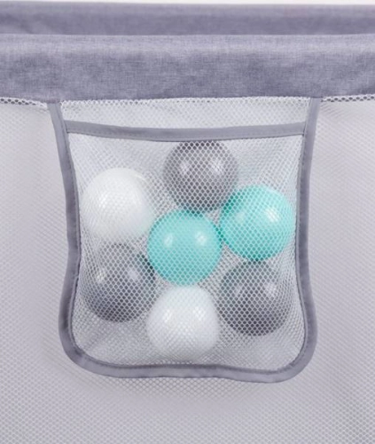 Складной манеж Kidwell Fanko grey 120x120 см