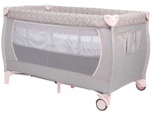 Skiddou Lunar 2in1 Keep pink Кроватка-манеж для путешествий