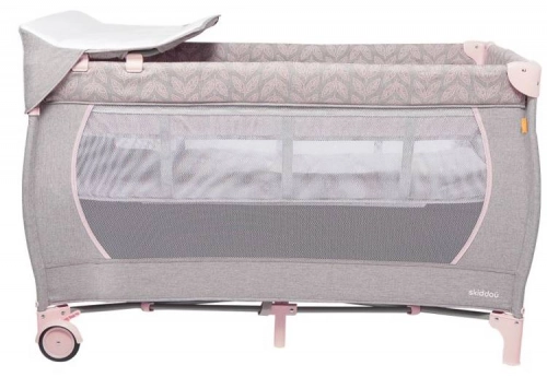 Skiddou Lunar 2in1 Keep pink Кроватка-манеж для путешествий