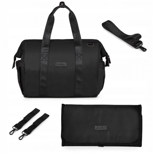 Skiddou Māmiņas un ratiņu soma Inger onyx Black