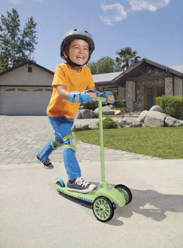Skrejritenis Little Tikes Lean To Turn green/blue