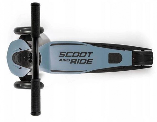 Skrejritenis Scoot&Ride Highwaykick 5 LED Steel