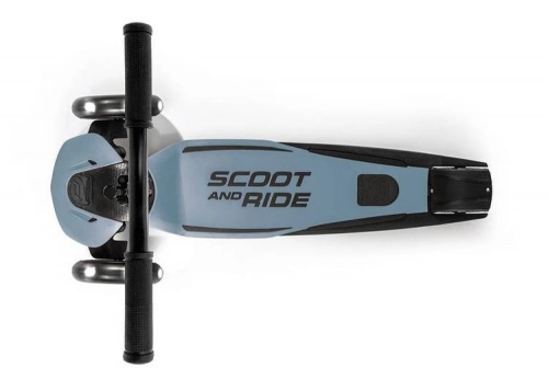 Skrejritenis Scoot&Ride Highwaykick 5 LED Steel