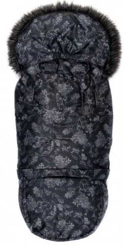Bērnu ratu guļammaiss Womar GROW UP 2.0 Plush Pastel Flori Grey