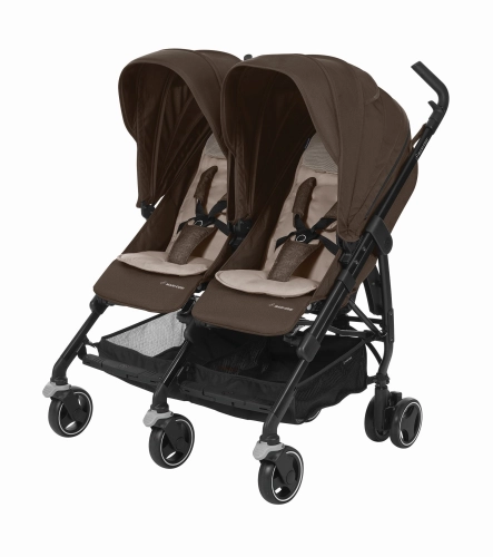 Прогулочная коляска для двойняшек MAXI-COSI Dana For 2 Nomad Brown