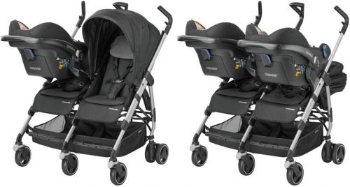 Прогулочная коляска для двойняшек MAXI-COSI Dana For 2 Nomad Brown