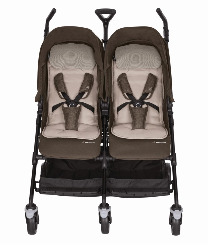 Прогулочная коляска для двойняшек MAXI-COSI Dana For 2 Nomad Brown