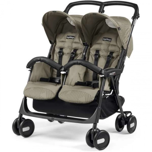 Прогулочная коляска для двойняшек PEG-PEREGO Aria Twin Shopper Geo Beige IP07280000SU36SU56
