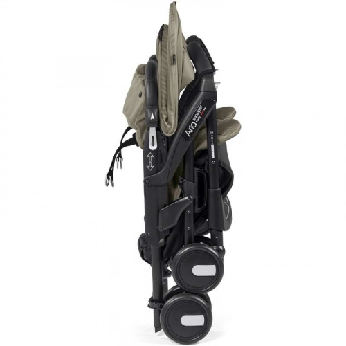 Прогулочная коляска для двойняшек PEG-PEREGO Aria Twin Shopper Geo Beige IP07280000SU36SU56
