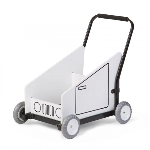 Stumjamā koka rotaļlieta CHILDHOME Baby Walker Musix Box white