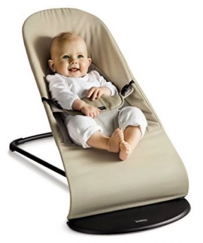 Šūpuļkrēsliņš BabyBjorn Bouncer Balance Soft Cotton khaki/beige 005026