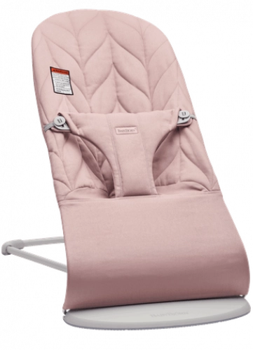 Шезлонг BabyBjorn Bouncer Bliss Dusty pink Petal quilt 006122