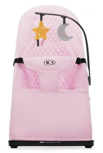 Шезлонг-качалка Kinderkraft Mimi Pink