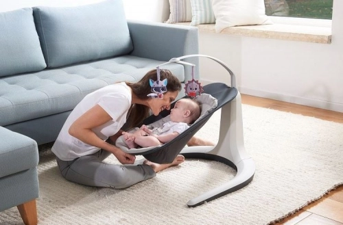 Шезлонг с музыкой и вибрацией Tiny Love Natures Way Bounce&Sway 2in1
