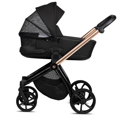 Tutis MIO Plus Thermo Black Edition Rose gold 292 Bērnu rati 3in1