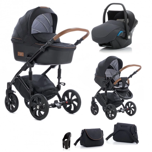 Tutis VIVA LIFE Caviar 070 Bērnu rati 3in1