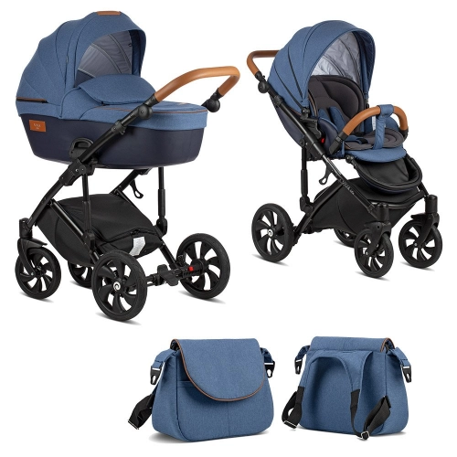 TUTIS VIVA Life Blue Indigo 076 Bērnu rati 2in1