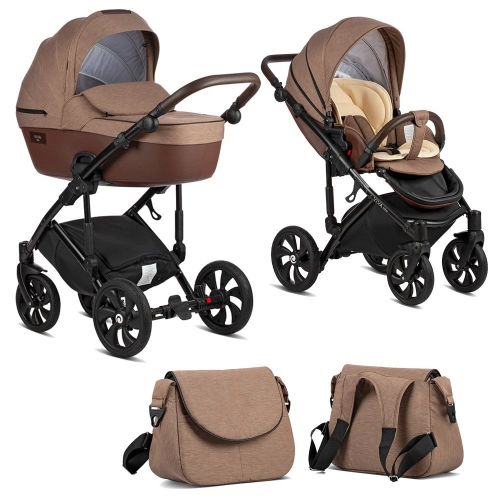 TUTIS VIVA Life Deep Taupe 078 Bērnu rati 2in1