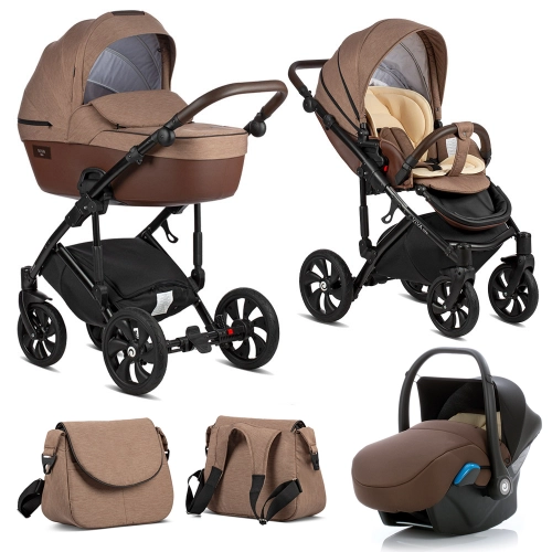 TUTIS VIVA Life Deep Taupe 078 Bērnu rati 3in1