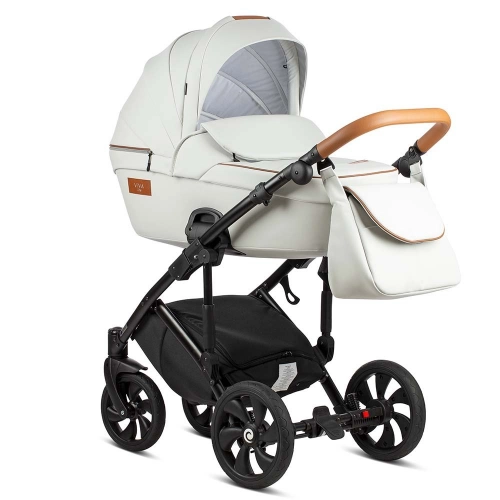TUTIS Viva Life Leather Edition Cloud 085 Bērnu rati 2in1
