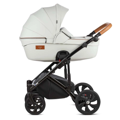 TUTIS Viva Life Leather Edition Cloud 085 Bērnu rati 3in1
